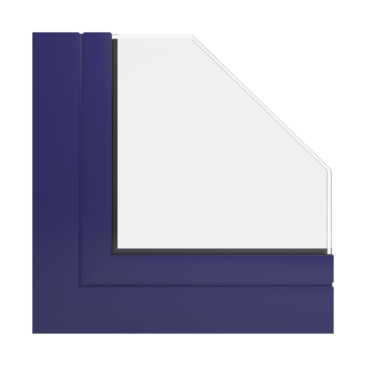 RAL 5022 Night blue windows window-profiles aliplast ultraglide