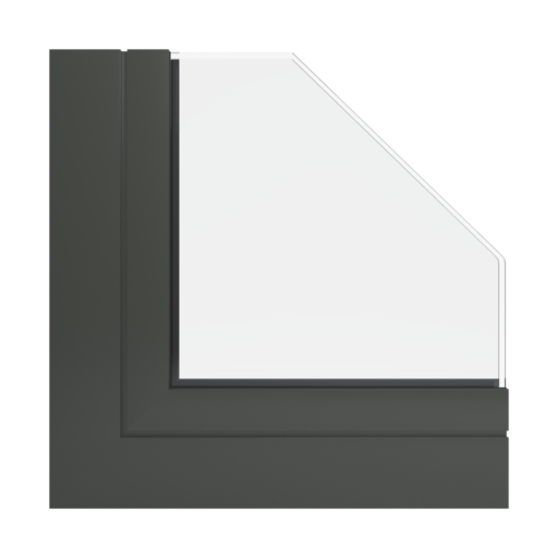 RAL 6006 Grey olive windows window-profiles aliplast ultraglide