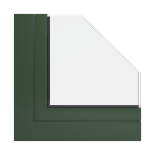 RAL 6020 Chrome green windows window-profiles aliplast ultraglide