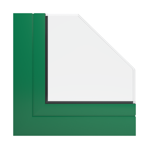 RAL 6029 Mint green windows window-profiles aliplast genesis-75