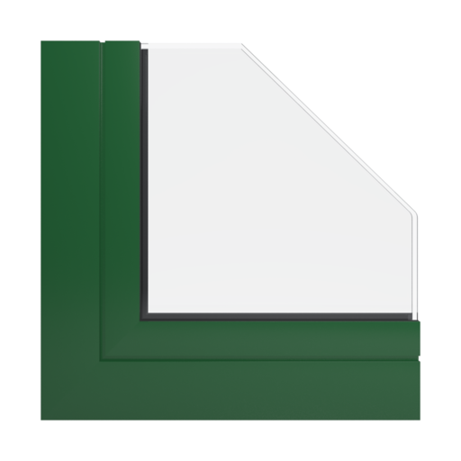 RAL 6035 Pearl green windows window-profiles aliplast ultraglide