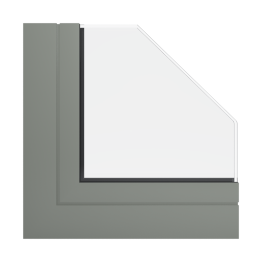 RAL 7023 Concrete grey windows window-profiles aliplast genesis-75