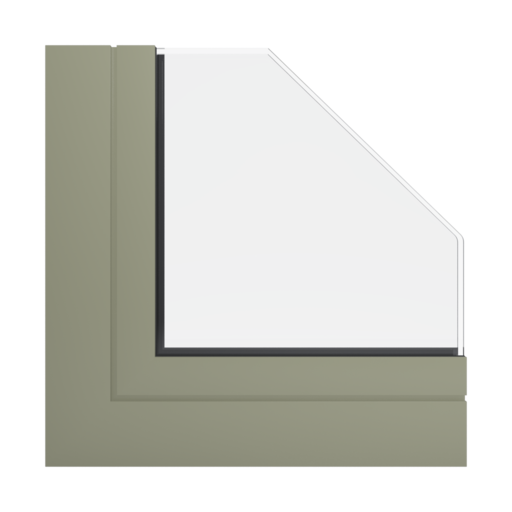 RAL 7034 Yellow grey windows window-profiles aliplast genesis-75