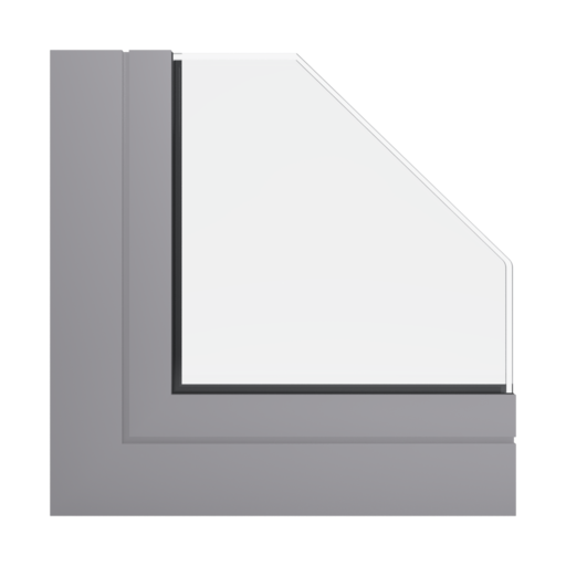 RAL 7036 Platinum grey windows window-profiles aliplast ultraglide
