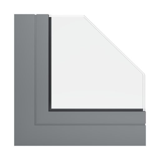RAL 7037 Dusty grey windows window-profiles aliplast genesis-75
