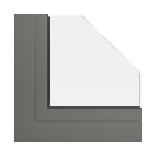 RAL 7039 Quartz grey windows window-profiles aliplast genesis-75