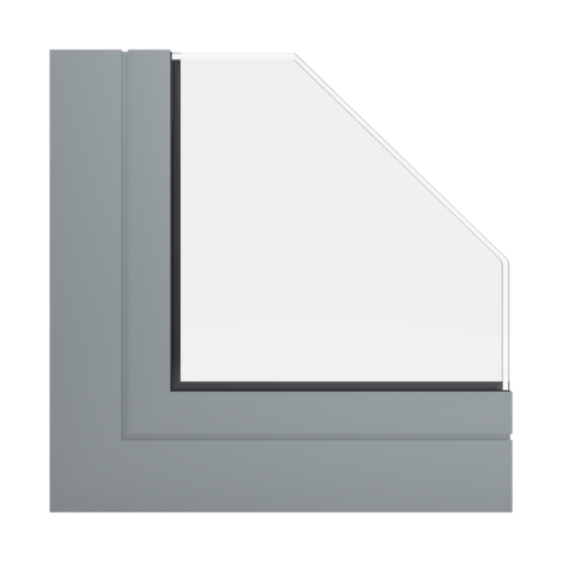 RAL 7042 Traffic grey A windows window-profiles aliplast ultraglide