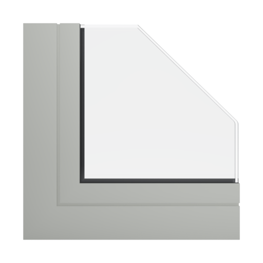 RAL 7044 Silk grey windows window-profiles aliplast genesis-75