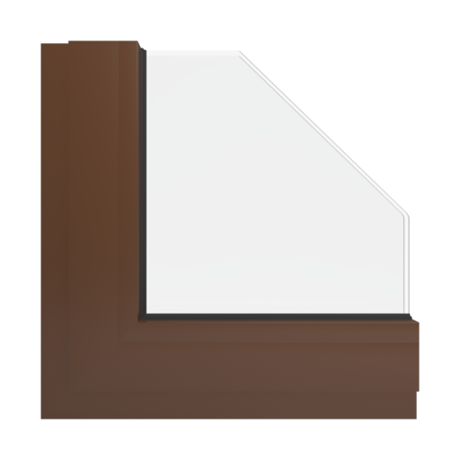 RAL 8011 Nut brown windows window-color aluminum-ral ral-8011-nut-brown interior