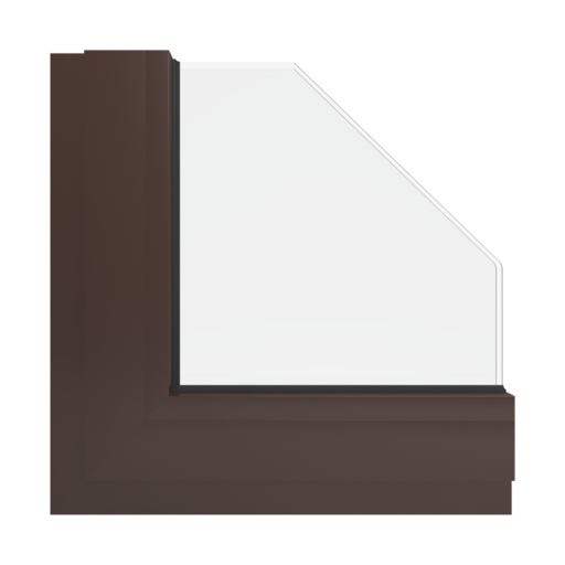 RAL 8017 Chocolate brown windows window-color aluminum-ral ral-8017-chocolate-brown interior