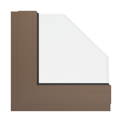 RAL 8025 Pale brown windows window-color aluminum-ral ral-8025-pale-brown interior