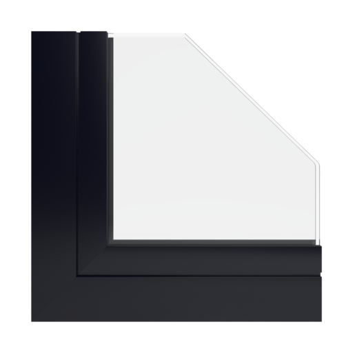 RAL 9005 Jet black windows window-profiles aliplast genesis-75