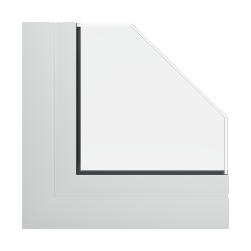RAL 9010 Pure white windows glass glass-count three-pane 