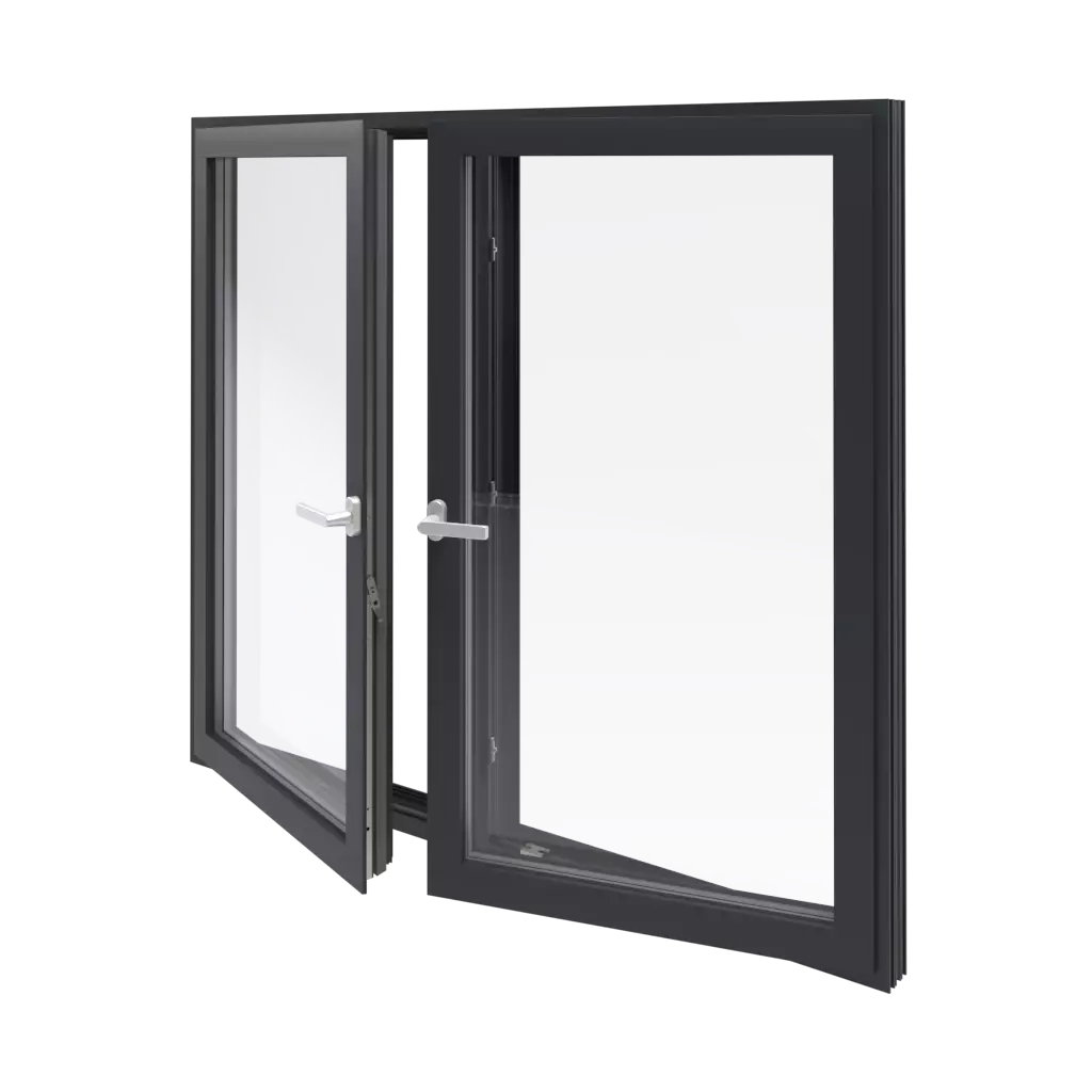 Aluminum windows windows window-profiles aluprof mb-77-hs