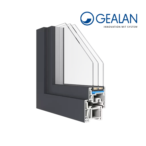 Gealan windows window-color gealan-colors ral-7016-matt-anthracite