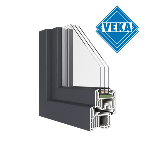 Veka windows window-color veka-colors silver-gray